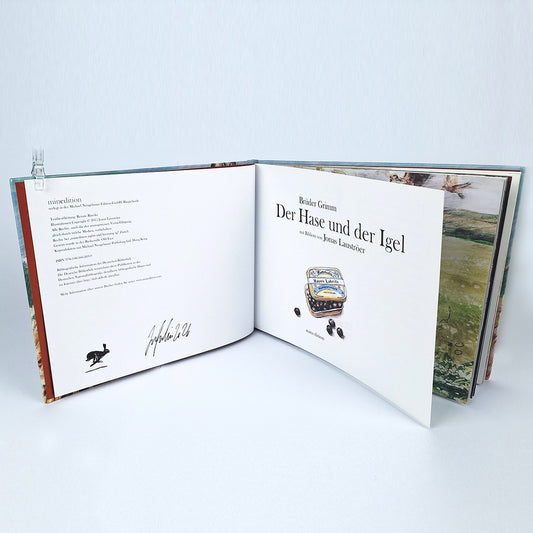 Signiertes Buch "Der Hase und der Igel"