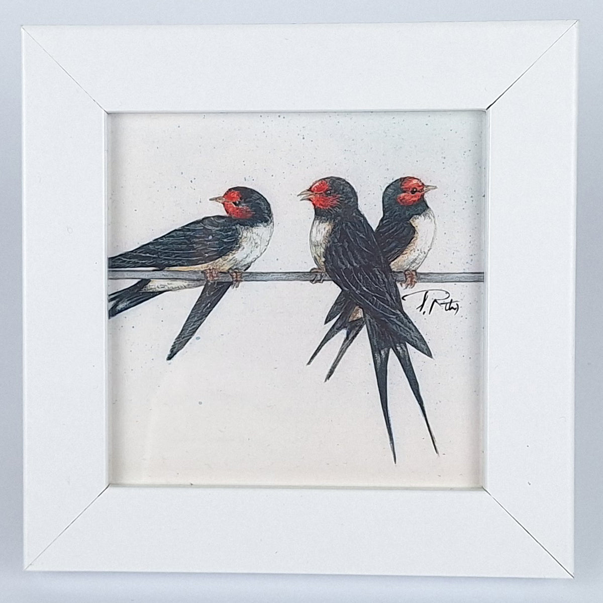 Kunstdruck "Mini-Schwalben"