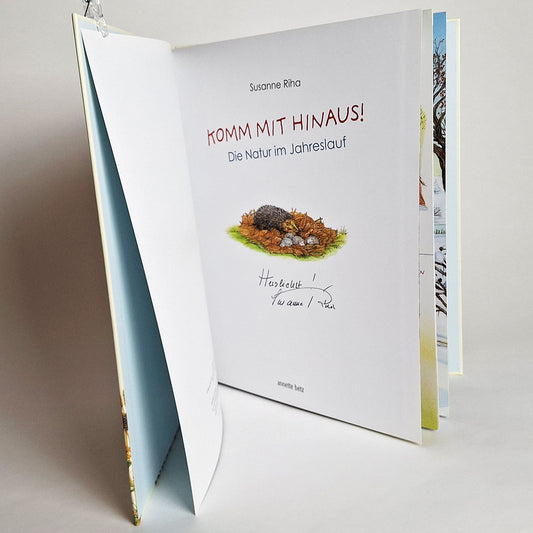 Signiertes Buch "Komm mit hinaus"