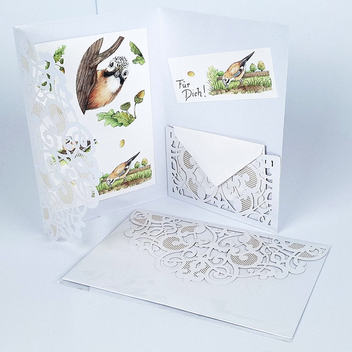 Zweierpack Billet "Spitzenlasche"