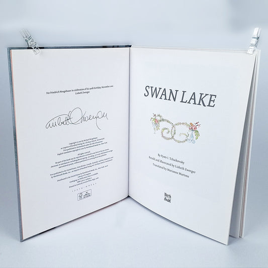 Signiertes Buch "Swan Lake"