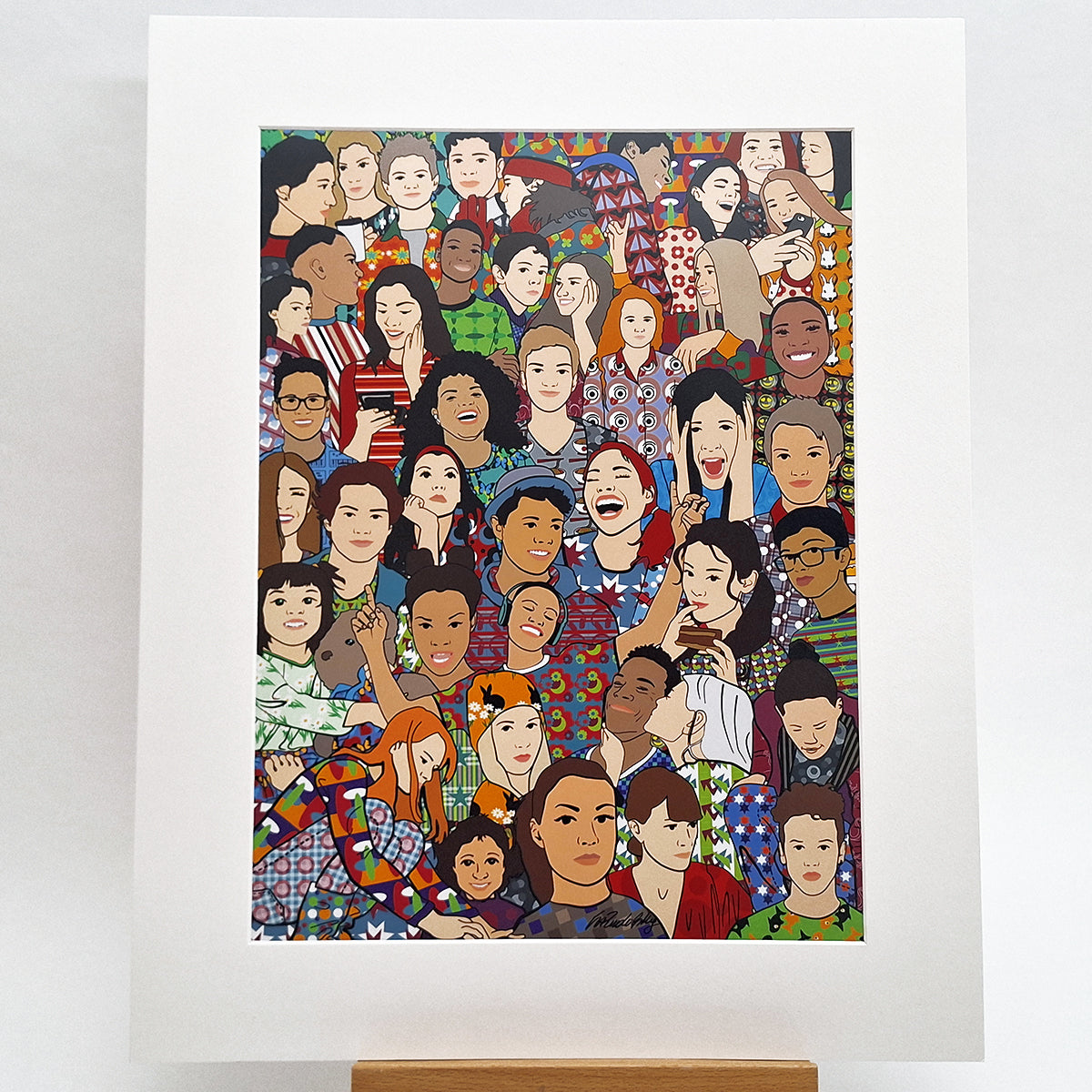 Kunstdruck "Teenies", groß