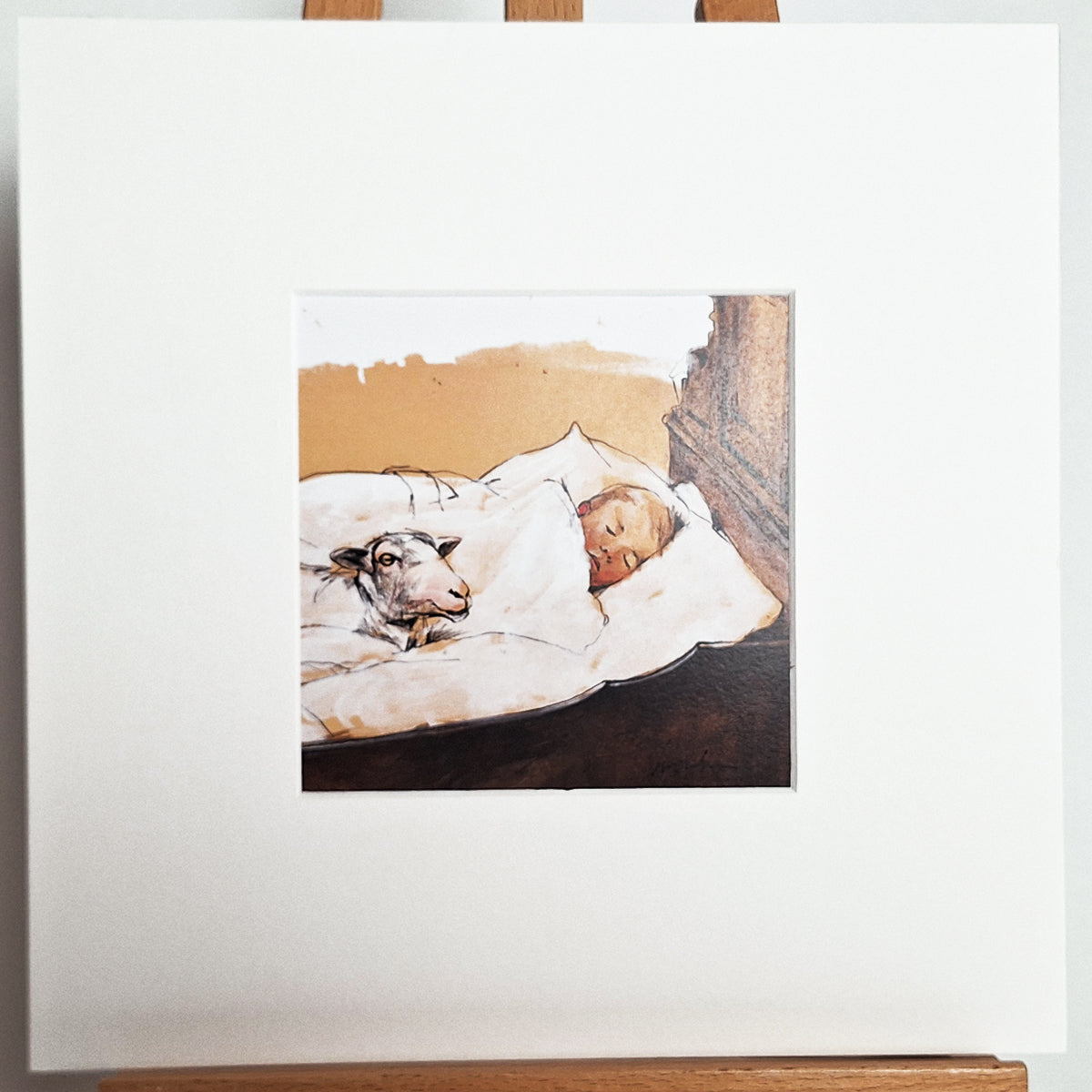 Kunstdruck "Schlaf mit Schaf"