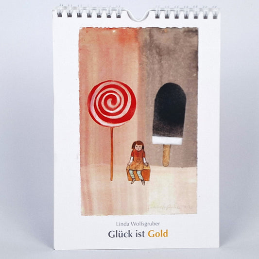 Bildkalender "Glück ist Gold"