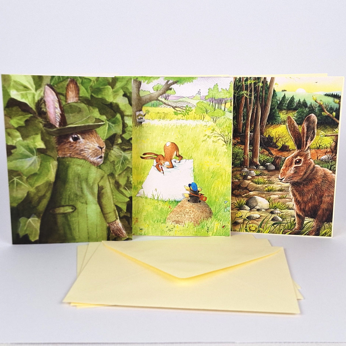 Dreierpack Billets "Hasen"