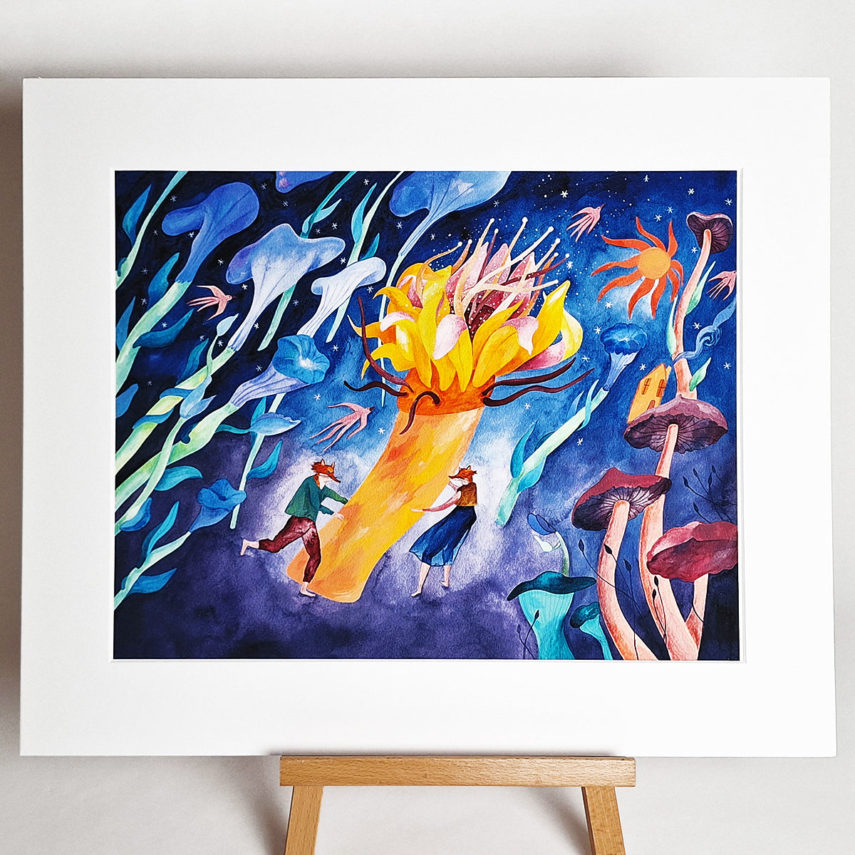 Kunstdruck "Unter Wasser", groß