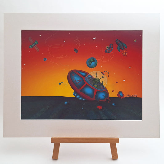 Kunstdruck "Bruchlandung", groß