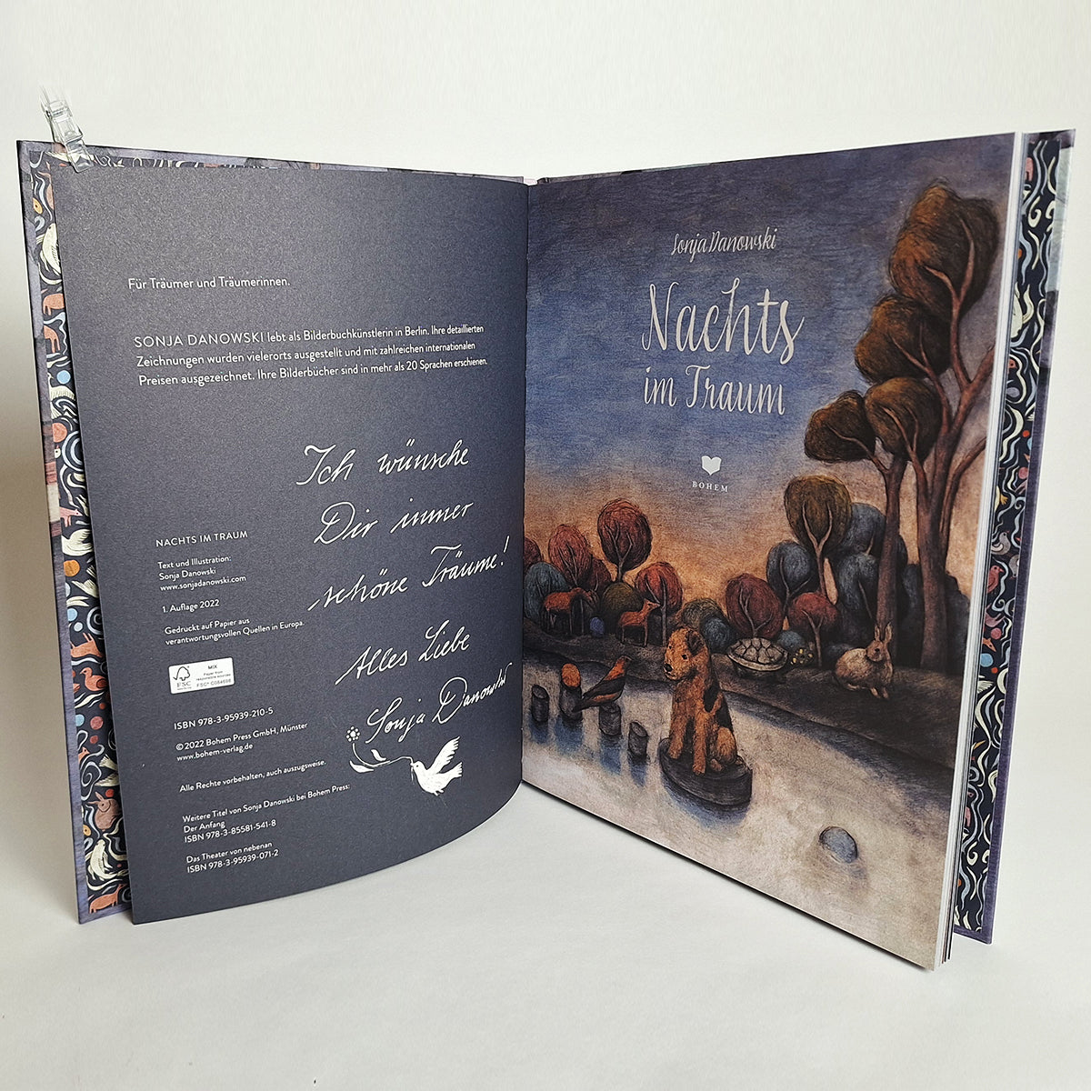 Signiertes Buch "Nachts im Traum"