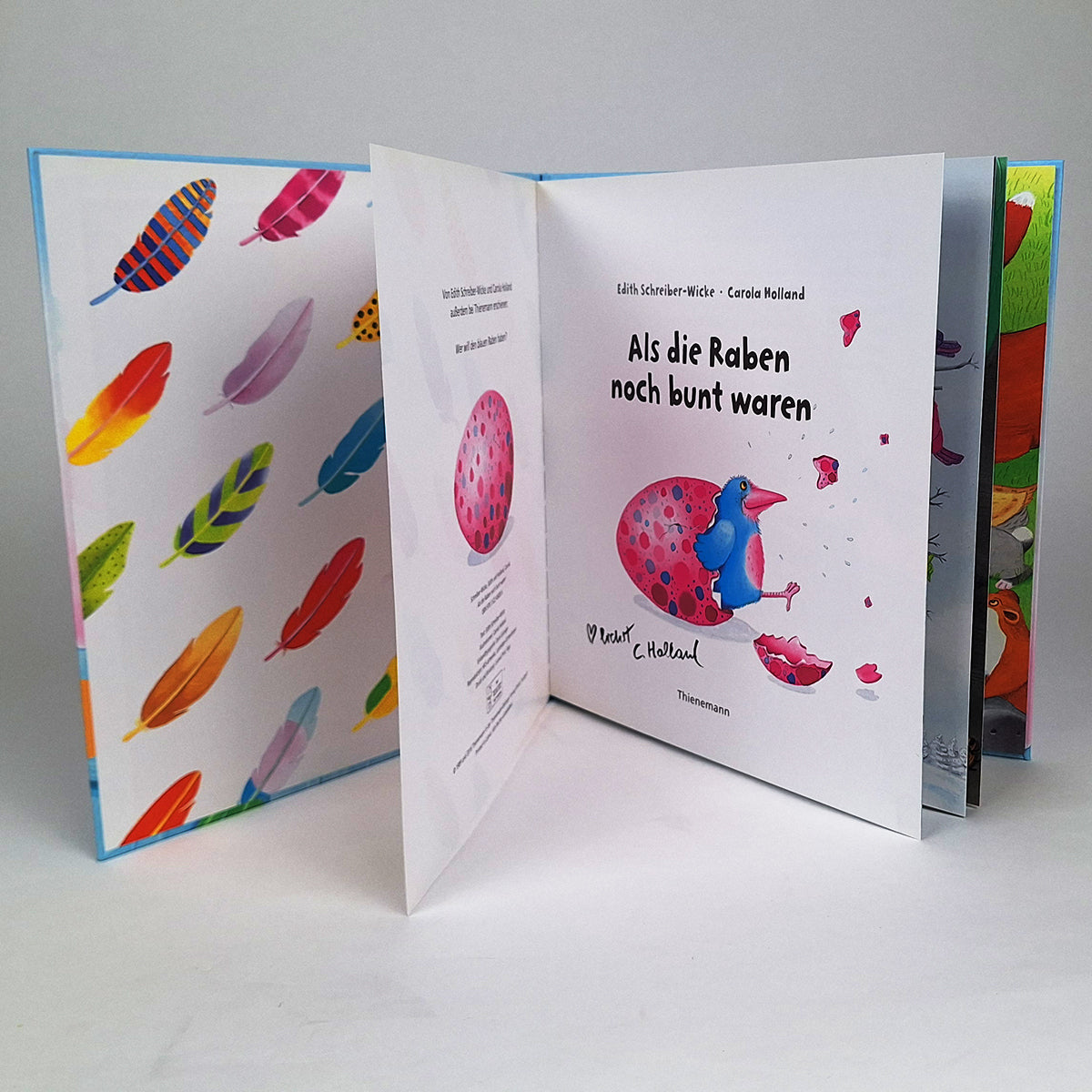 Signiertes Buch "Als die Raben noch bunt waren"