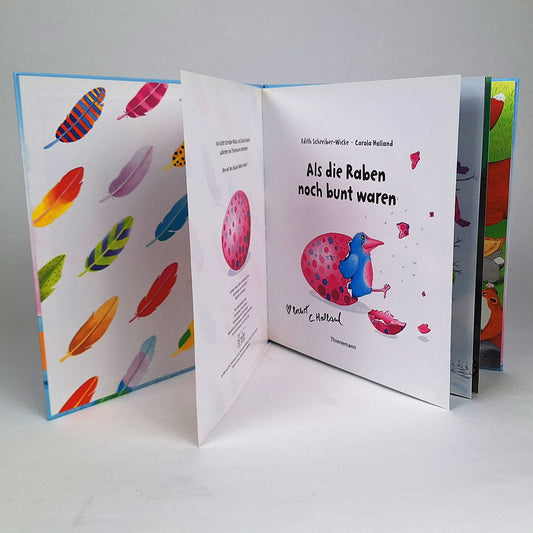 Signiertes Buch "Als die Raben noch bunt waren"