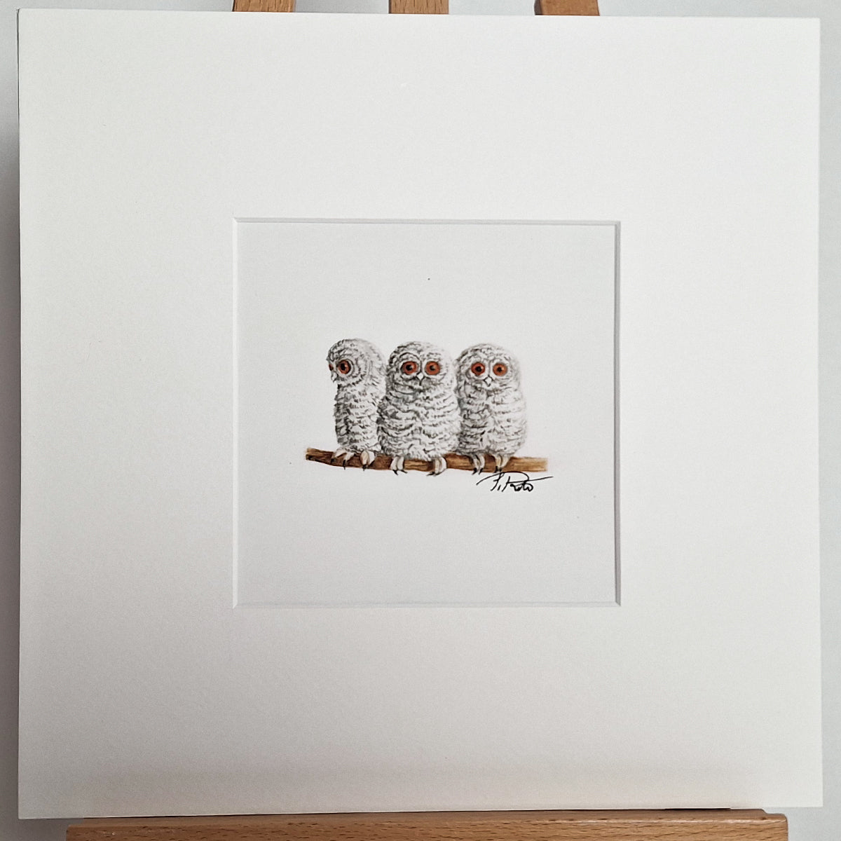 Kunstdruck "Eulenkinder"