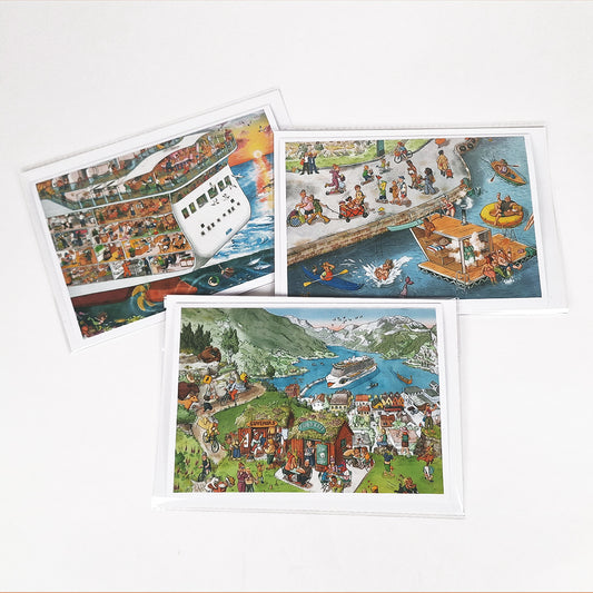 Dreierset Billets "Kreuzfahrt"